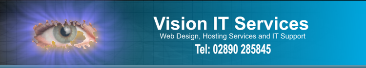 header graphic, host your site with vision it services